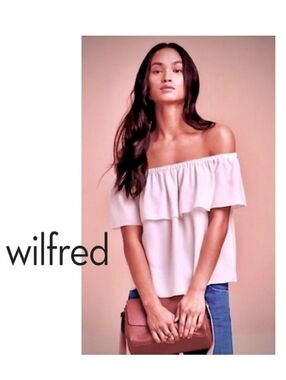 NWOT S Wilfred White Sartre Blouse